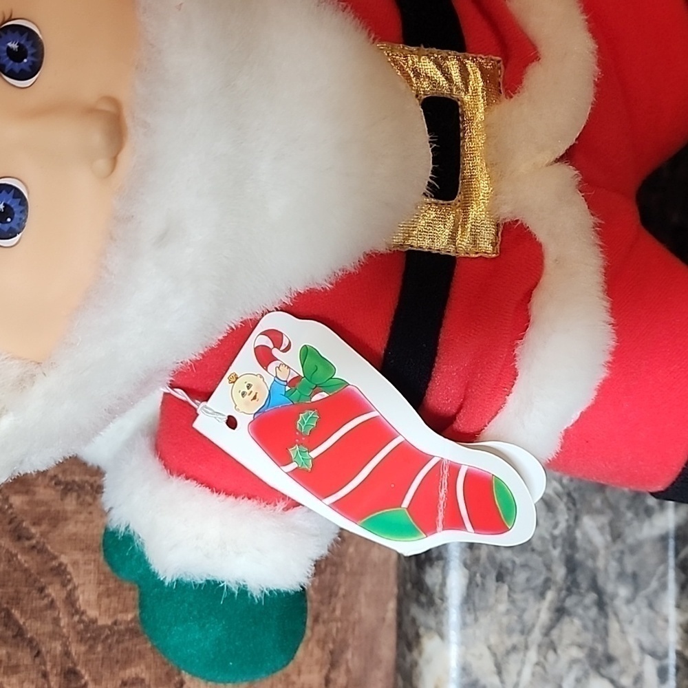 1992 Hasbro Hoilday Edition Cabbage Patch Doll Santa Claus New - Picture 2 of 7